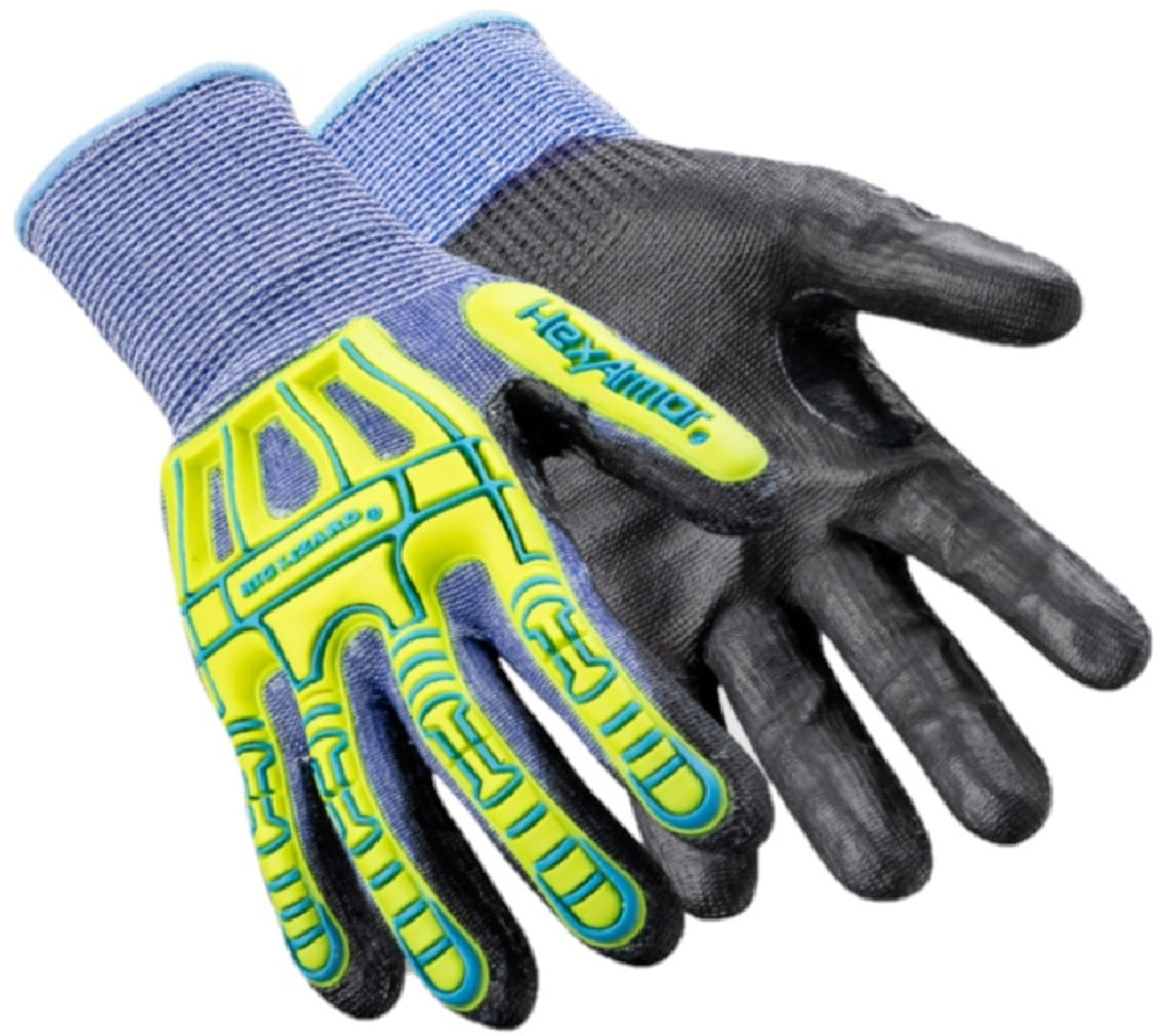 HexArmor® X-Large Helix 13 Gauge High Performance Polyethylene And Polyurethane Cut Resistant Gloves With Polyurethane Coated Palm And Fingertips