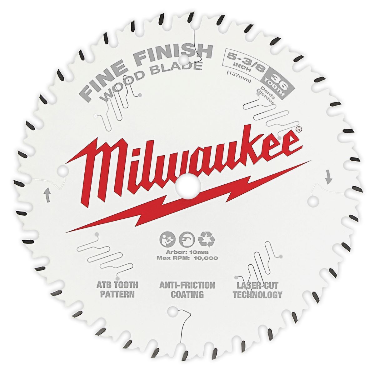Milwaukee® 5 3/8" 48 Teeth Carbide Tipped Circular Saw Blade