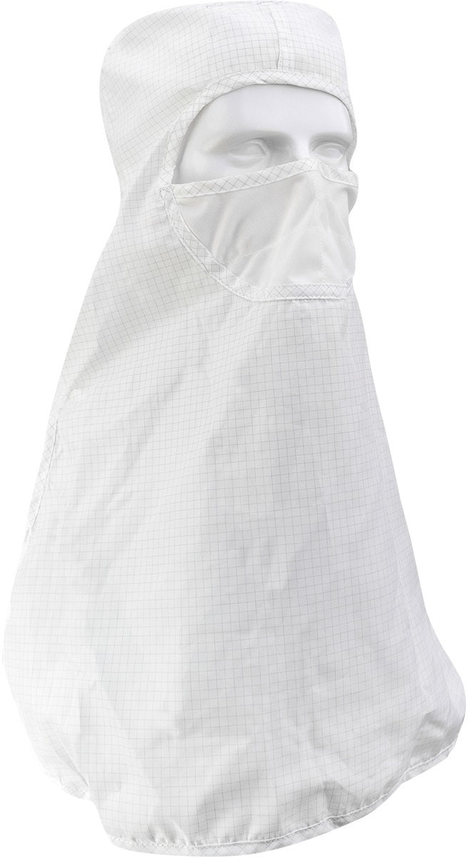 Protective Industrial Products X-Large White Uniform Technology 99% Polyester/1% Carbon Cleanroom Hood