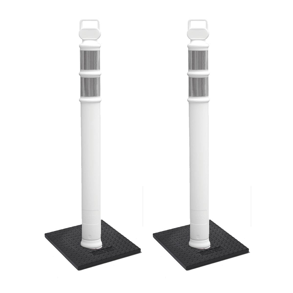 Cortina Safety Products 17" X 7" X 50" White Polyethylene EZ Grab Delineator