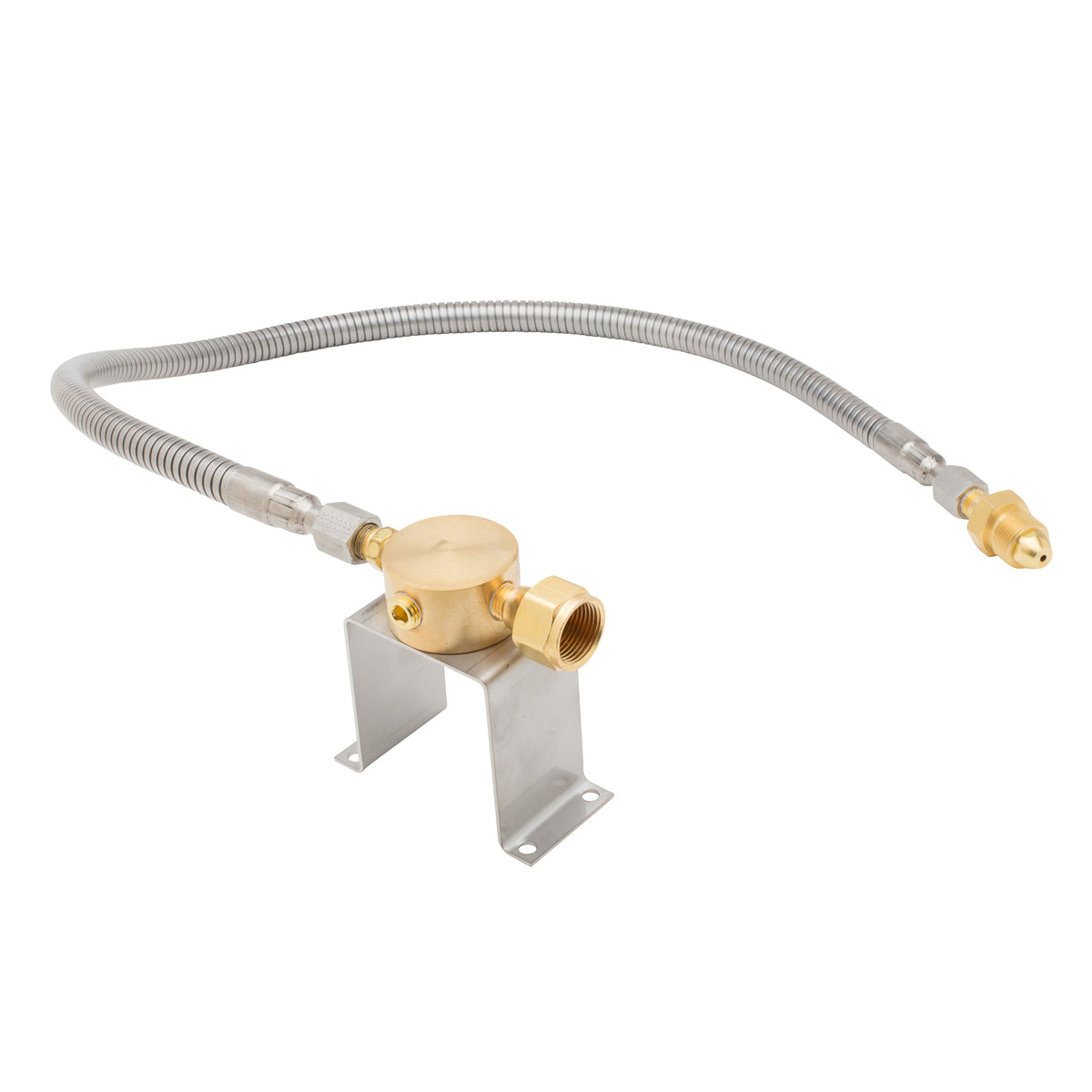 Harris® 910-BR 2 Outlet 36" Brass Two Cylinder Mounting Station