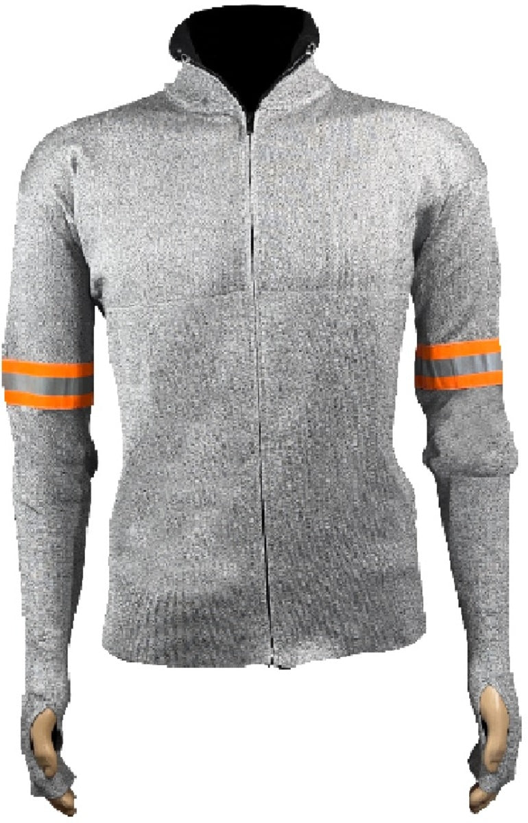 Tuff-N-Lite® Large Gray High Performance Polyethylene Yarn A6 - A8 ANSI Level Cut Resistant Jacket