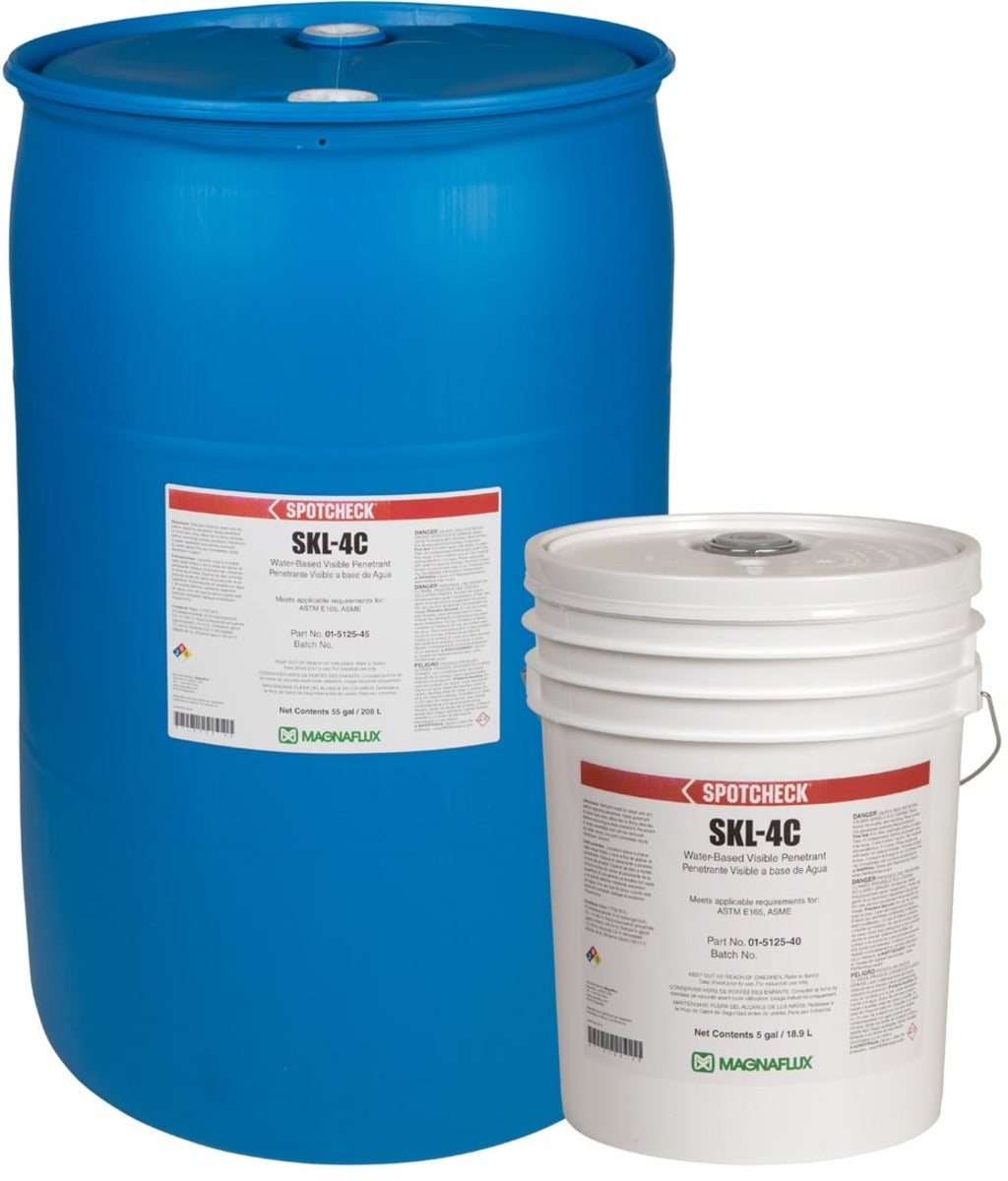 Magnaflux 5 Gallon Pail Red Spotcheck® SKL-4C Penetrant