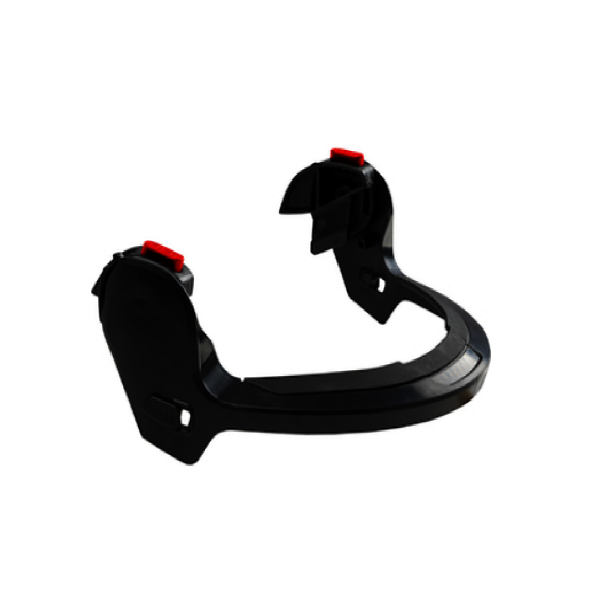 Protective Industrial Products Traverse Black Polycarbonate Safety Helmet Faceshield Bracket With Quick Connect Clips