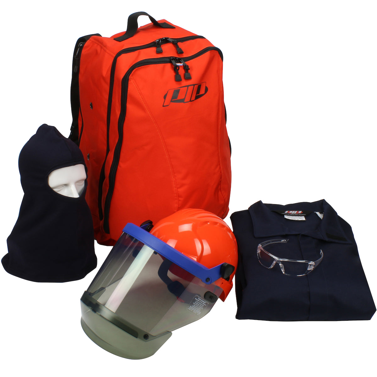Protective Industrial Products X-Large Navy Hybrid Fabric Flame Resistant Arc Protection Kit