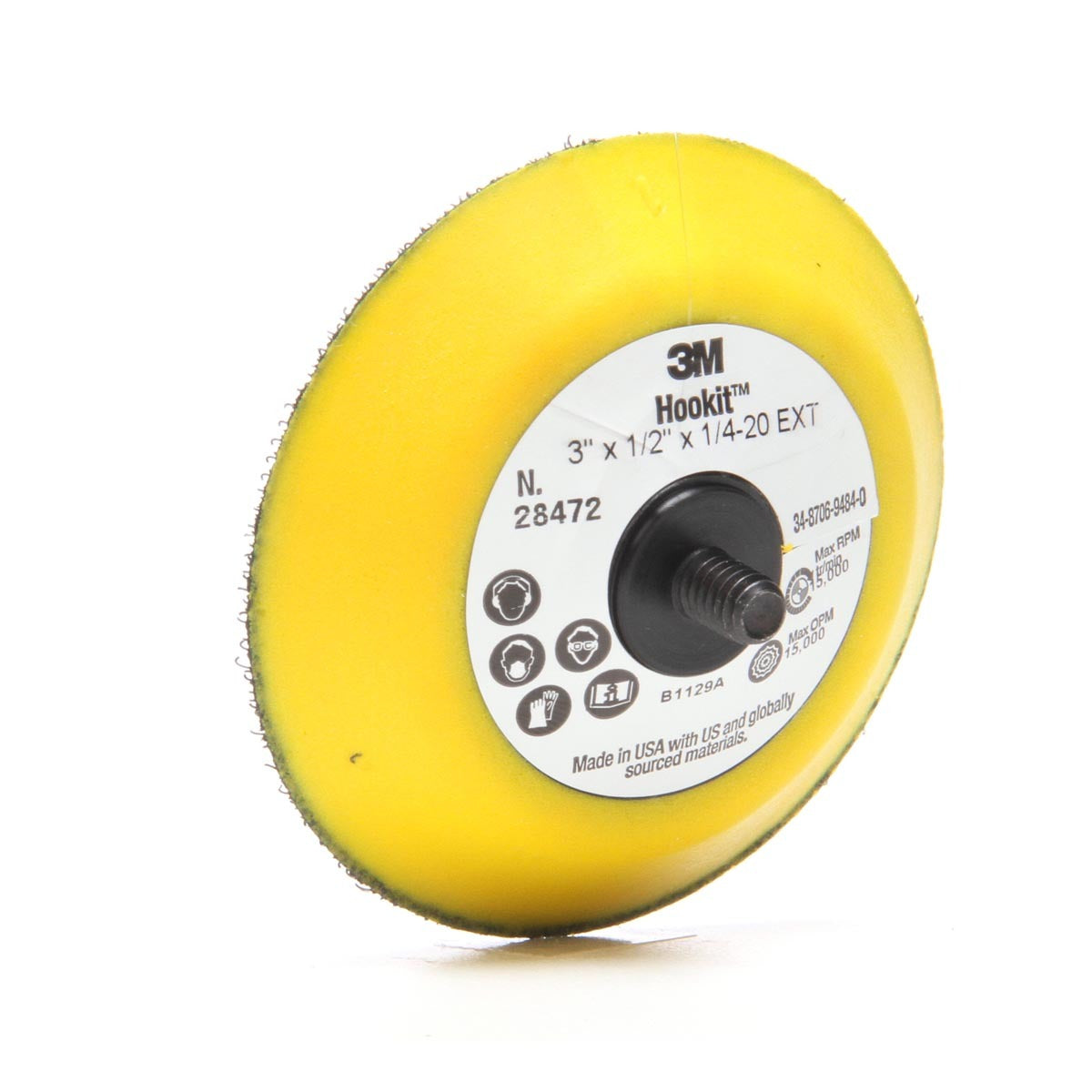 3M™ 3" Hookit™ Polyurethane Disc Pad