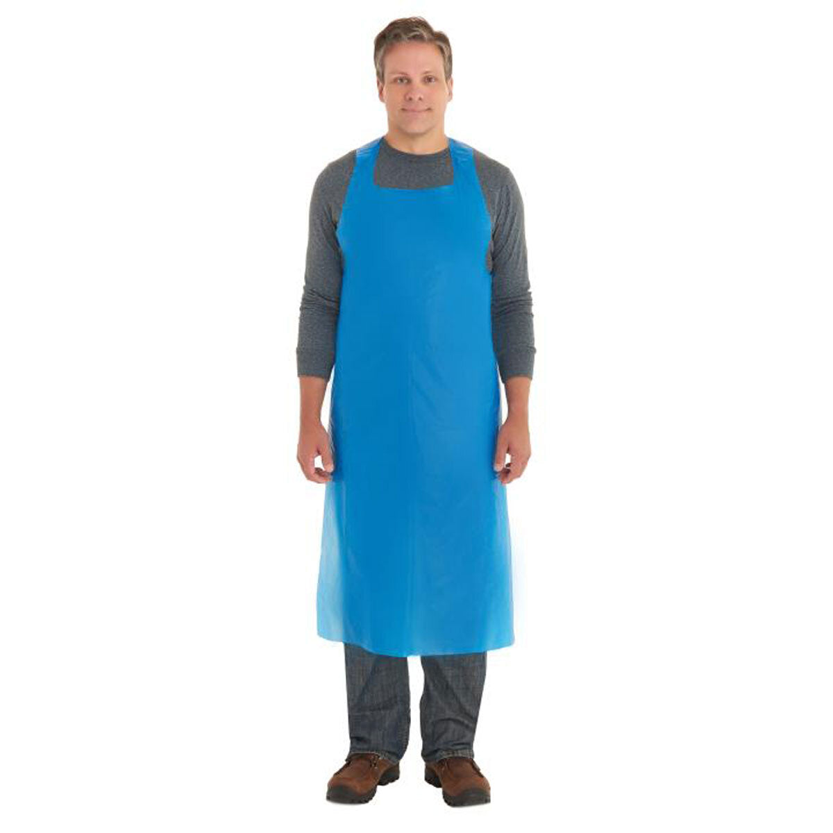 Ansell 28" X 46" Blue AlphaTec® 56-230 Polyethylene Disposable Aprons