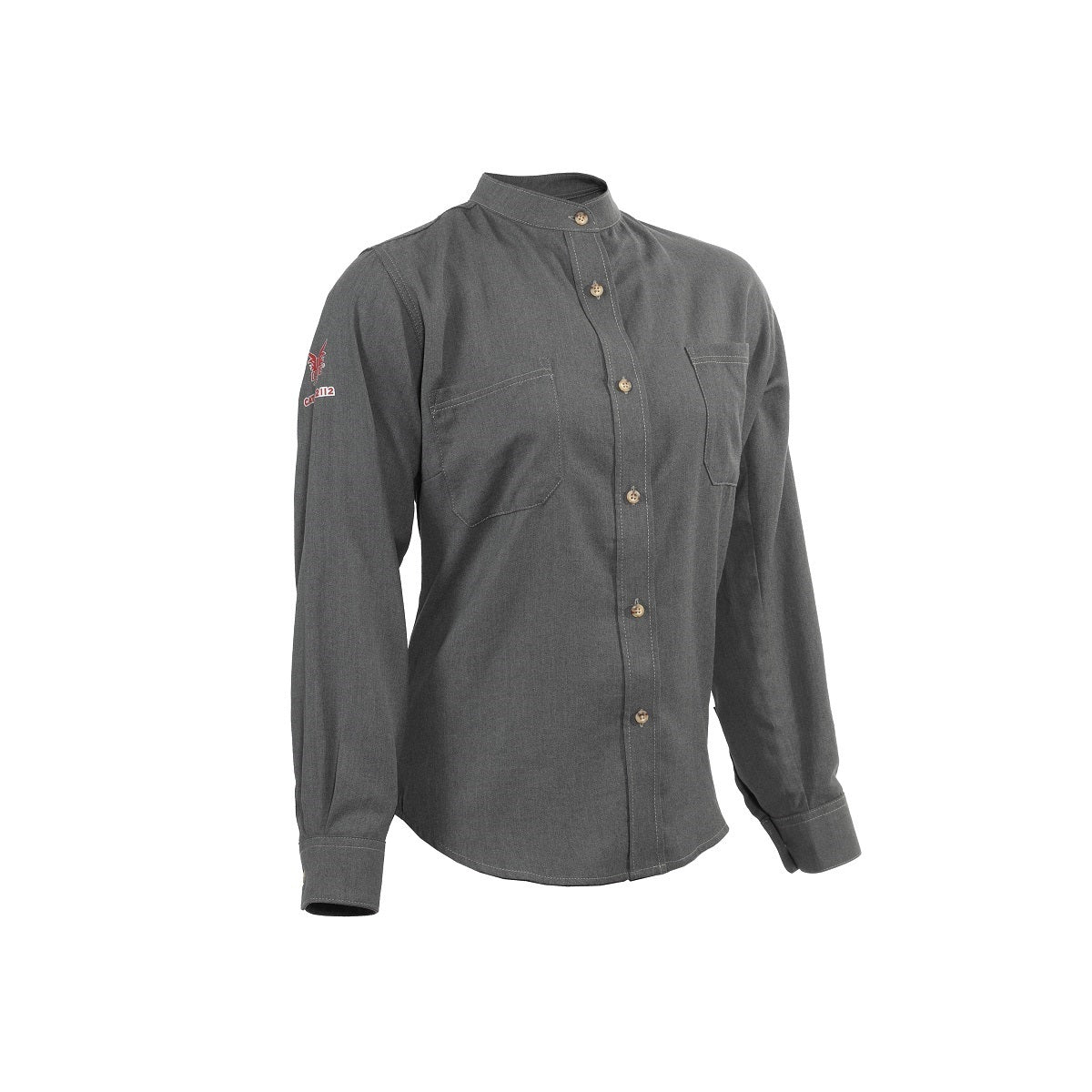 National Safety Apparel Women's 5X Regular Grey Westex® DH Air Flame Resistant Work Shirt