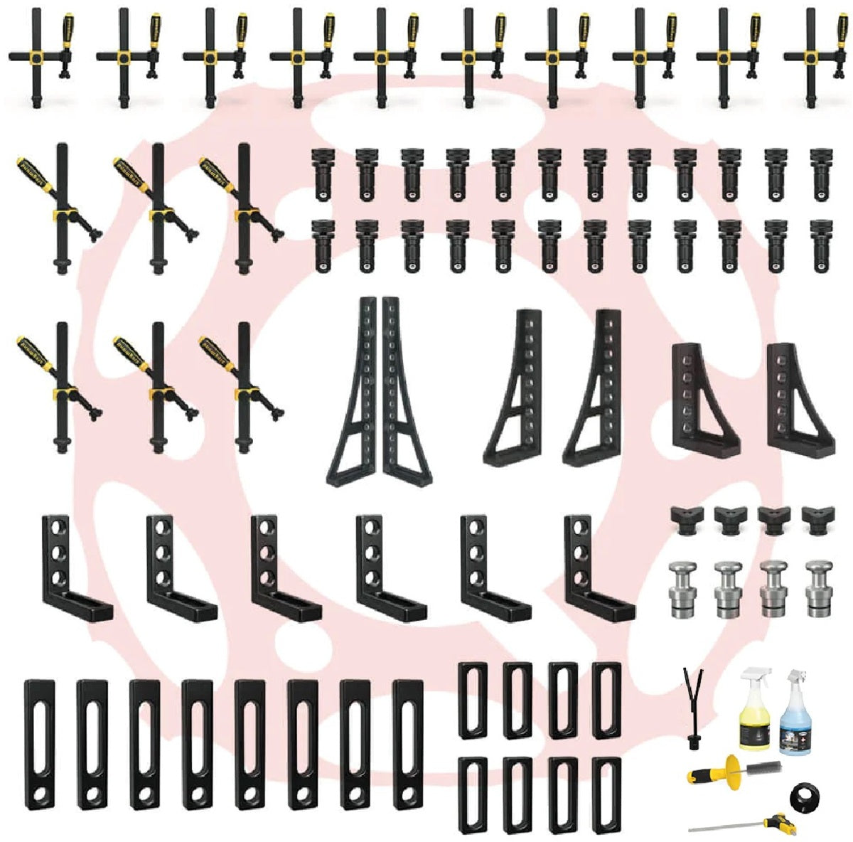 Siegmund 76 Pieces Iron Nitride Accessory Kit