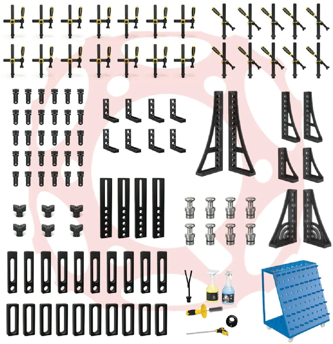 Siegmund 109 Pieces Iron Nitride Accessory Kit