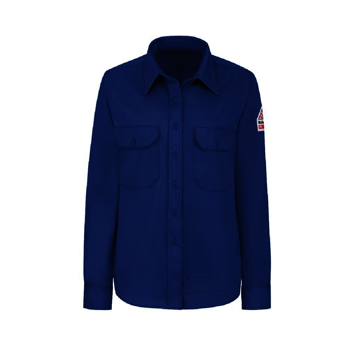 Bulwark® Women's Medium Royal Cotton/Nylon Flame Resistant Shirt