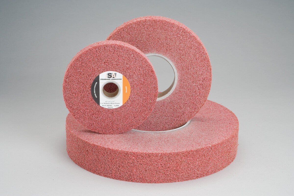 Standard Abrasives™ 6.0" X 1.0" X 1.0" Medium Grade Aluminum Oxide Standard Abrasives™ Wheel