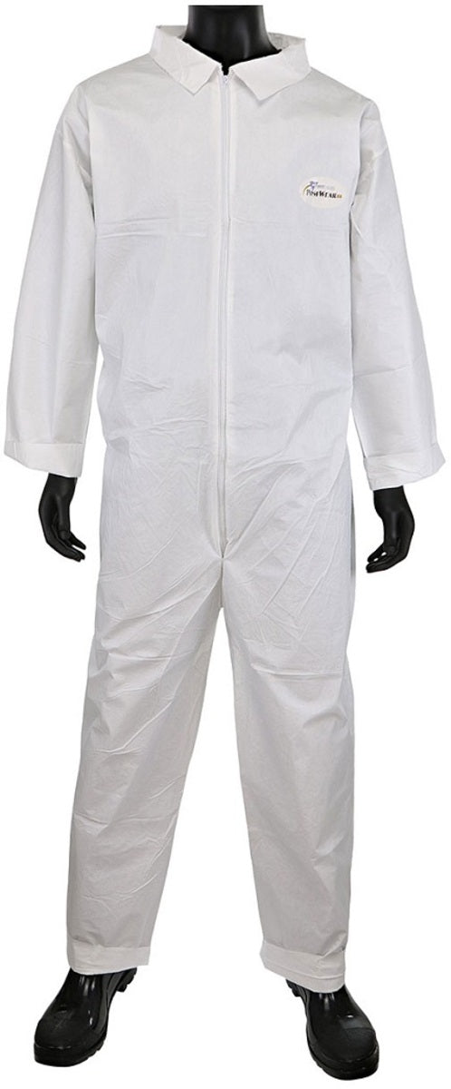 RADNOR™ 4X White Posi-Wear® BA™ Disposable Coveralls