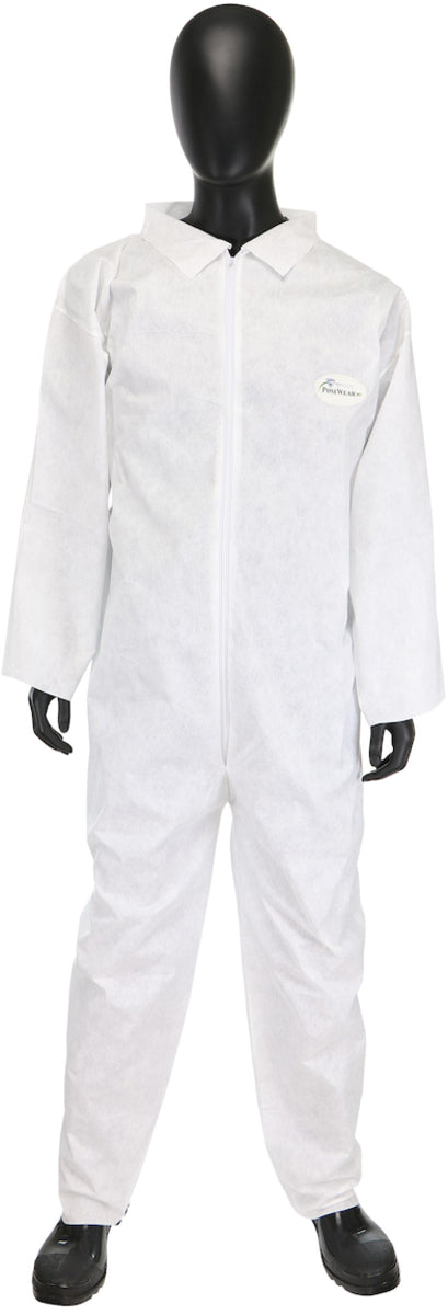 RADNOR™ X-Large White Posi-Wear® M3™ Disposable Coveralls