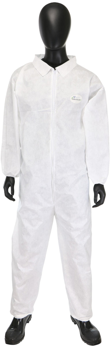 RADNOR™ 6X White Posi-Wear® M3™ Disposable Coveralls