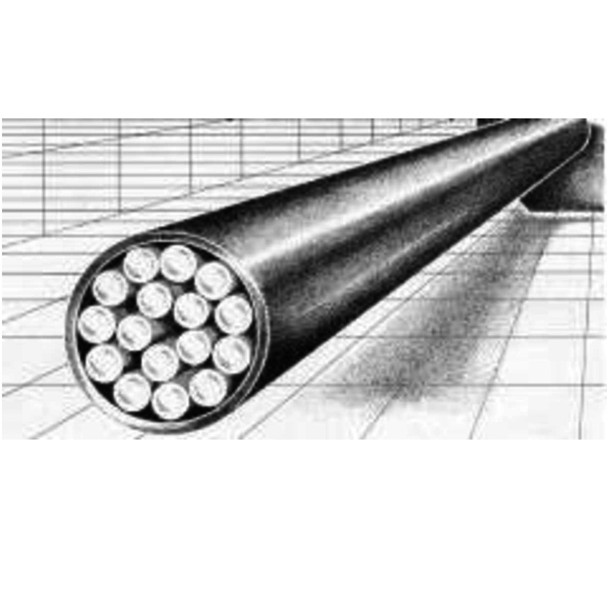 Oxylance 5/8" X 10' 6" Quick Connect Standard Burning Bar