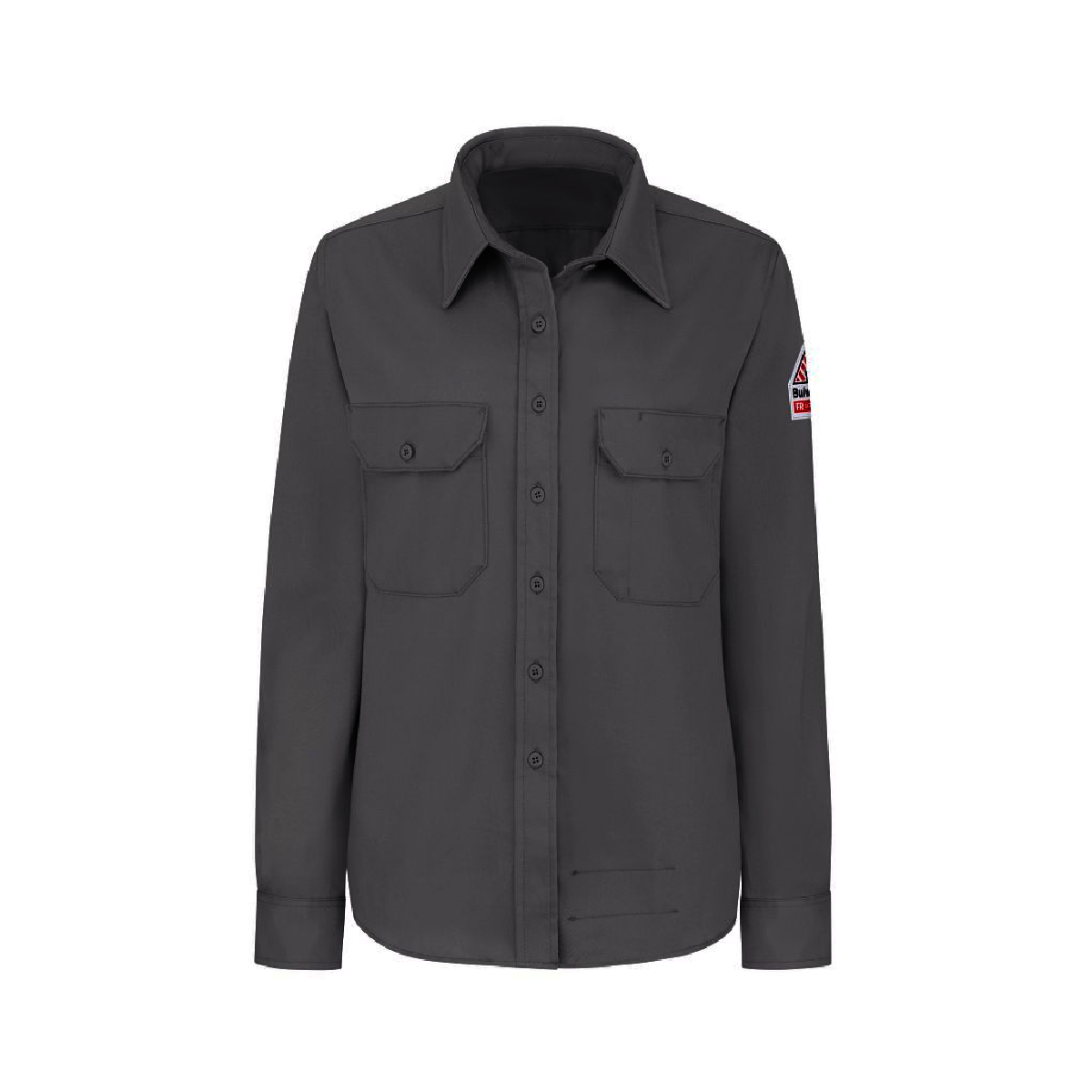 Bulwark® Women's 2X Silver Cotton/Nylon Flame Resistant Shirt