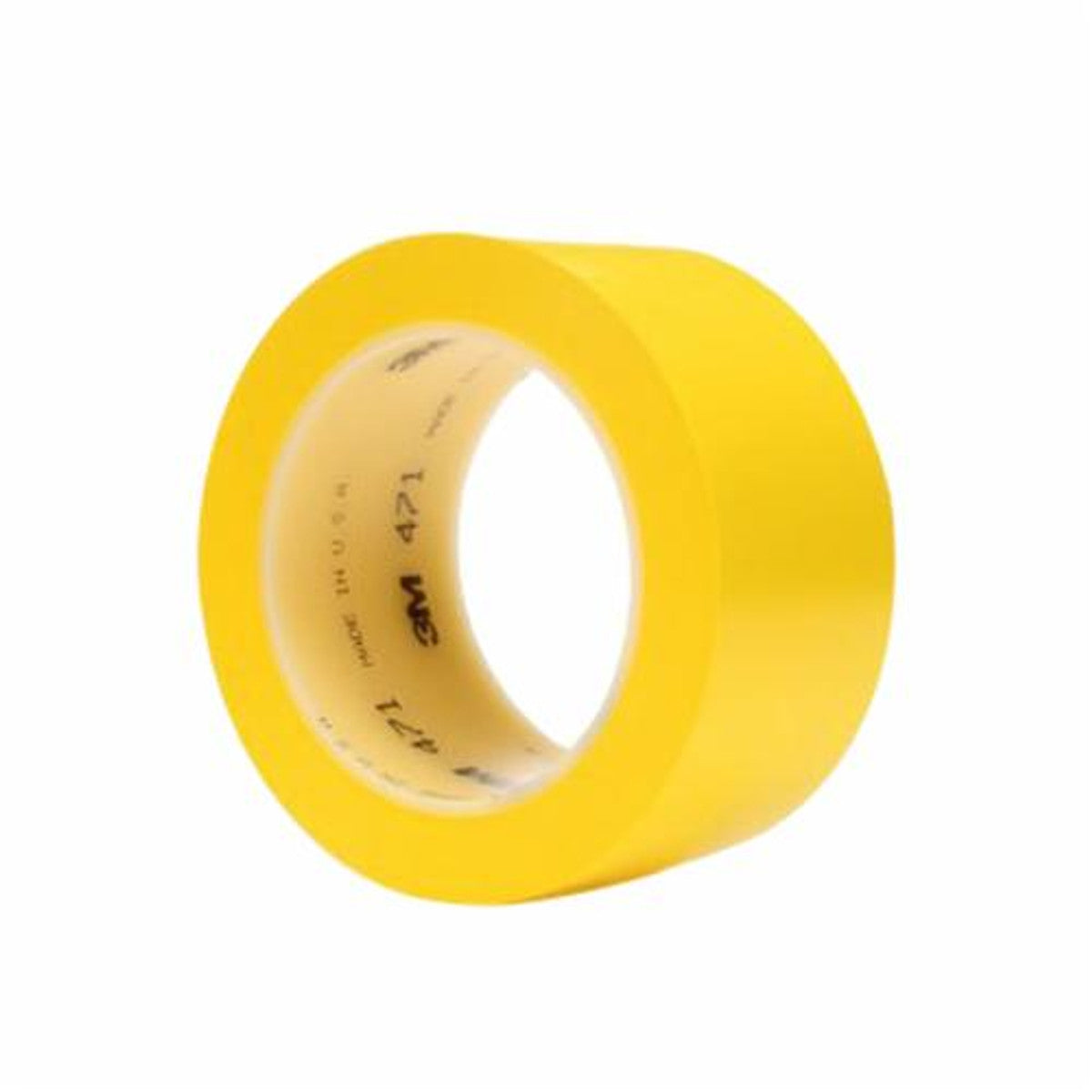 3M™ 021200-04310 2" 471 High Performance Marking Tape, 36 yd, Yellow (24/CS) (Per Each)