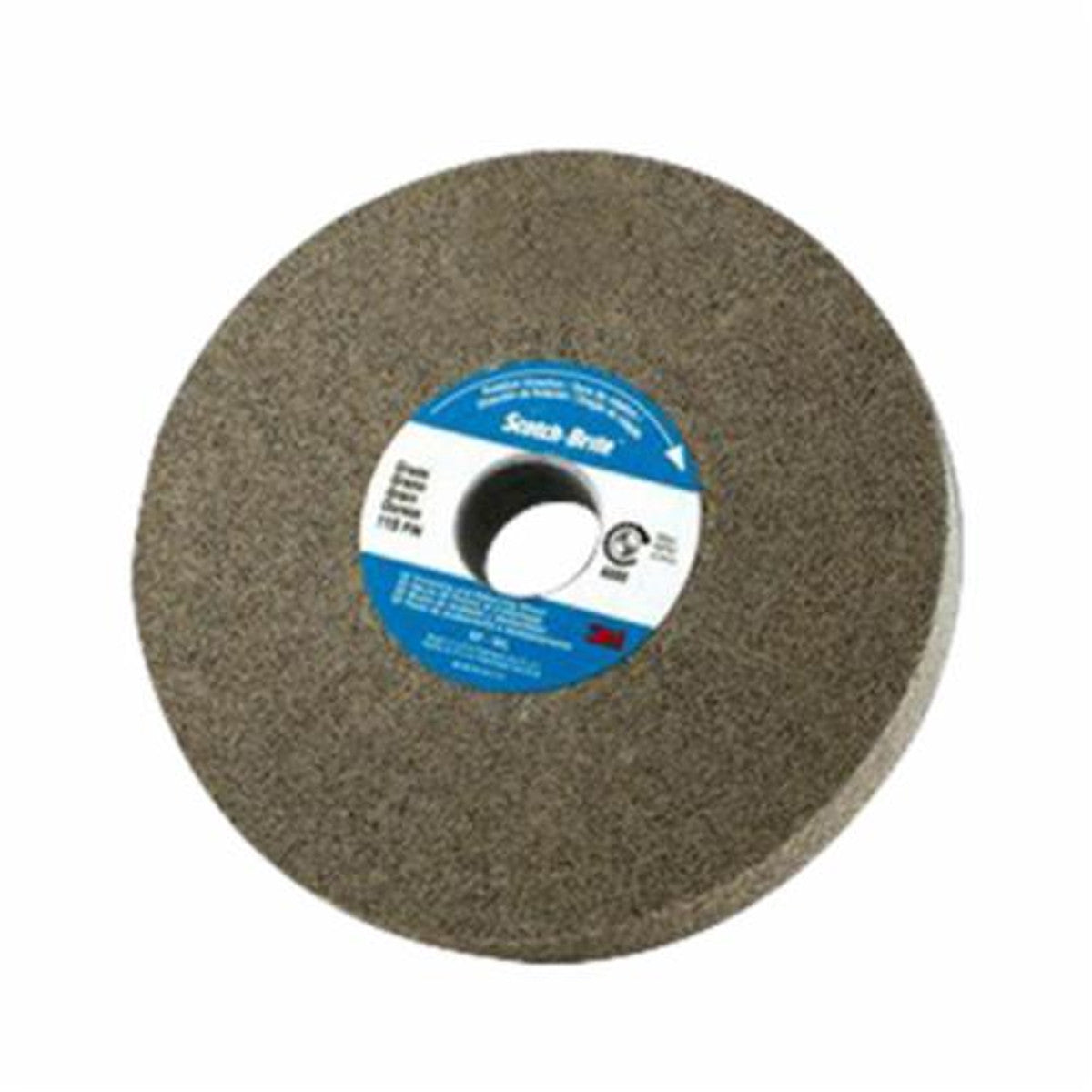 3M™ 048011-01662 Scotch-Brite™ Deburring Wheel, 6"x 1/2" Width x 1" Center Hole, Fine Grade (Per Each)
