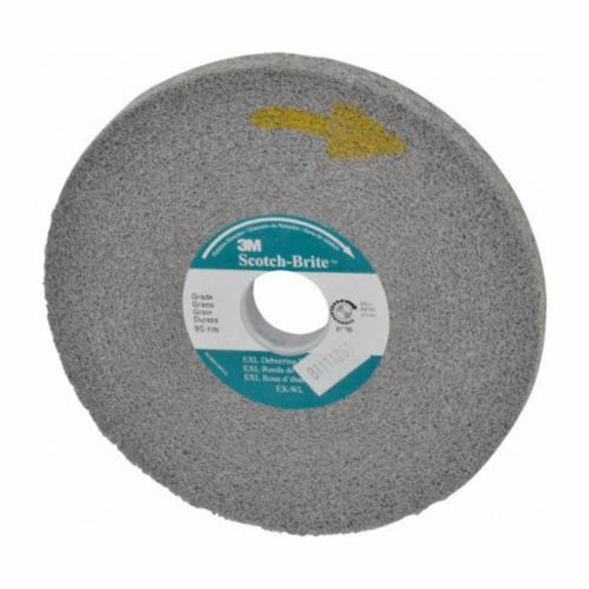 3M™ 048011-05790 Scotch-Brite™ 6"x 1/2"x 1" XL-WL Convolute Deburring Wheel, Fine Grade (Per Each)