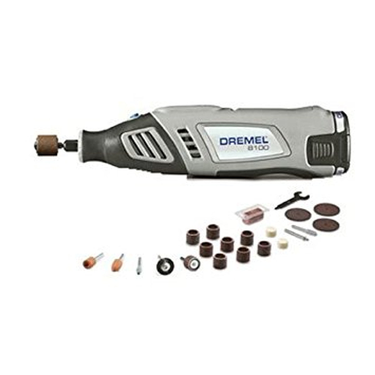 Dremel 8100-N/21 8V Max Cordless Rotary Tool Kit with 21 Accessories and Carrying Case