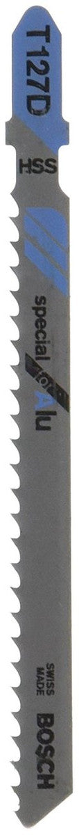 Bosch T127D100 4", 8TPI, HSS, T-Shank Jigsaw Blade (100/PK) (Per Pack)