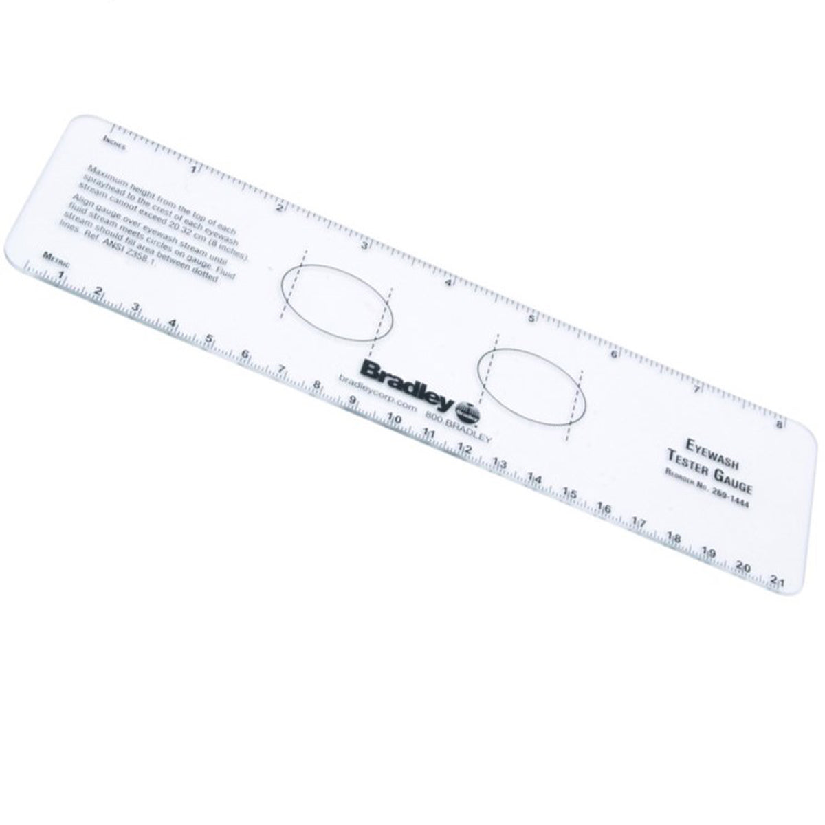 Bradley® Eye Wash Test Gauge