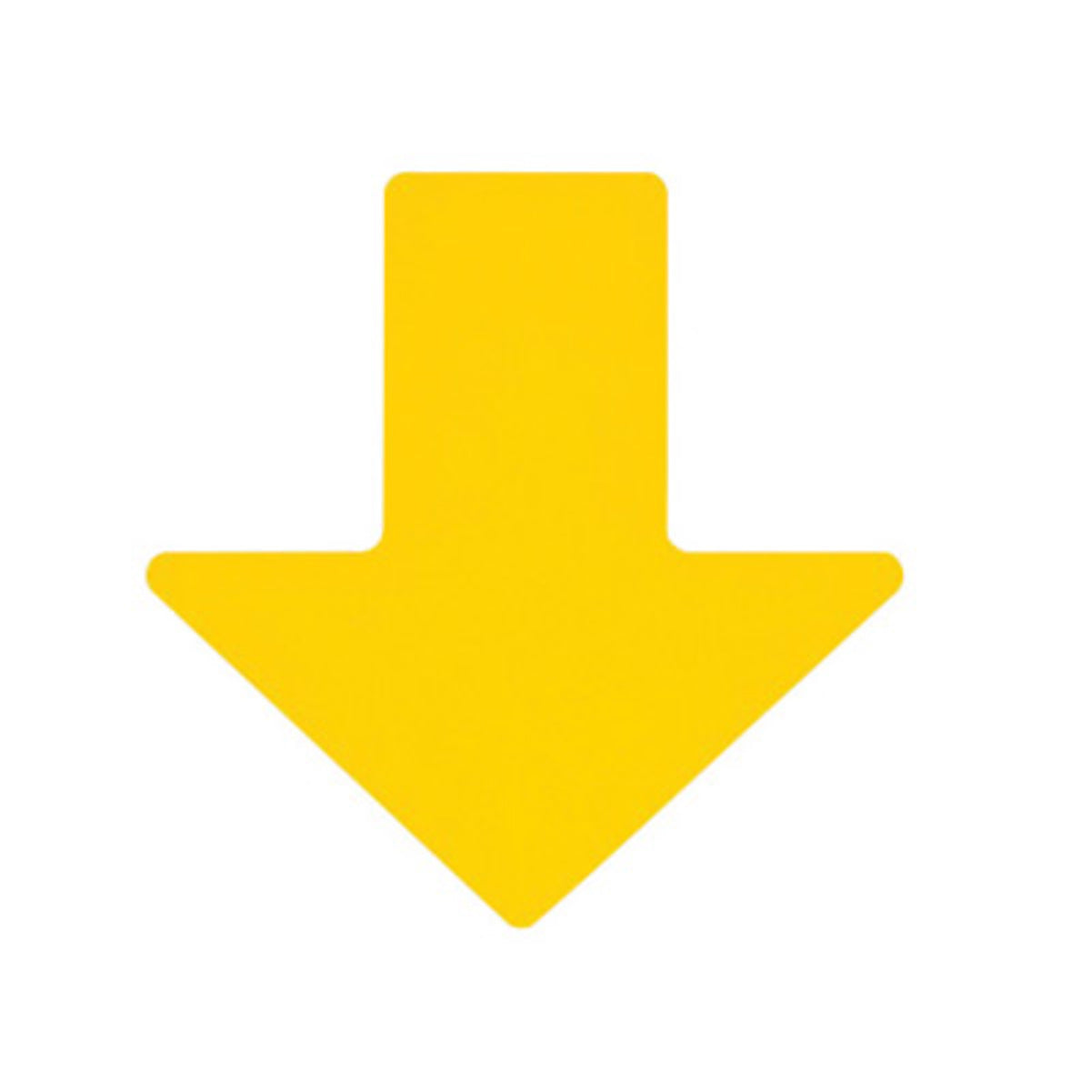 Brady® 5" X 2" Yellow ToughStripe™ Permanent Rubber Based Polyester Floor Marking Tape (100 Per Pack)