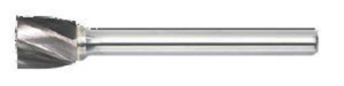 RADNOR™ SN-7FM 3/4" X 5/8" Inverted Cone Shape Aluminum Cut Carbide Burr