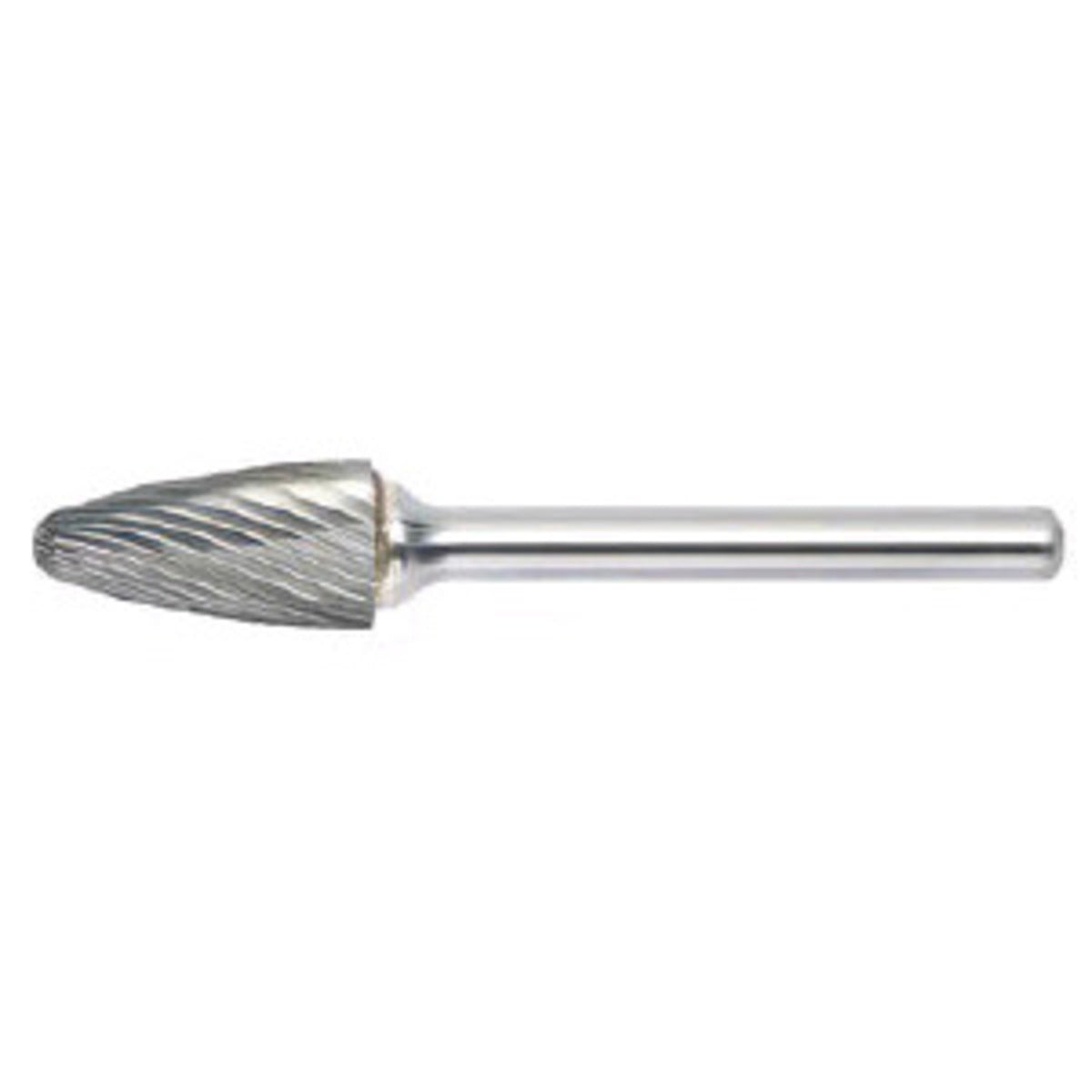 RADNOR™ SF-5L6SC 1/2" X 1" Radius Tree Shape Single Cut Carbide Burr