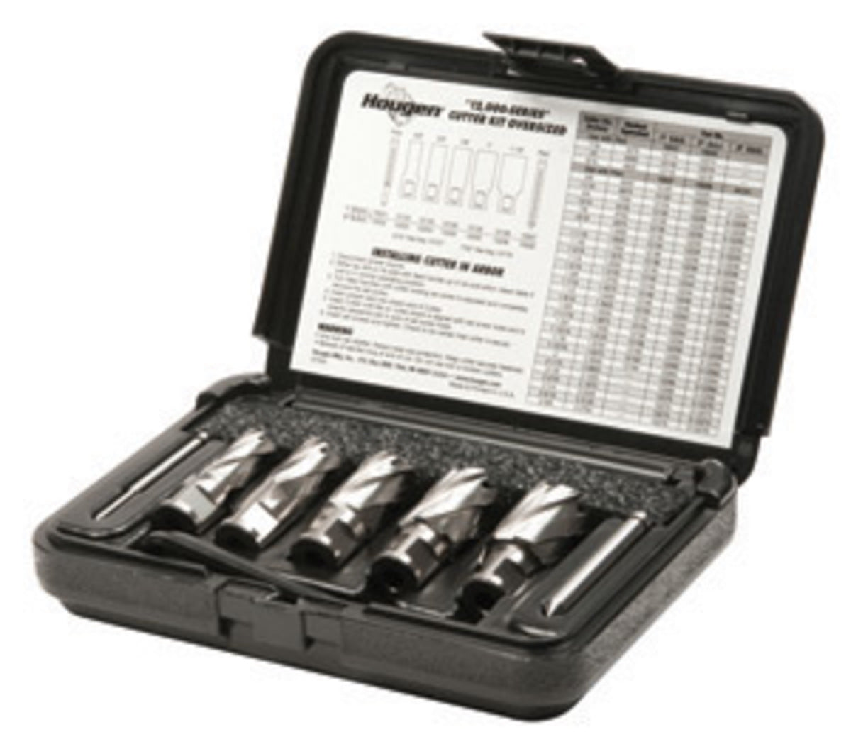 Hougen® 5/8" - 1 1/8" X 1" 12000 Series Cutter Kit