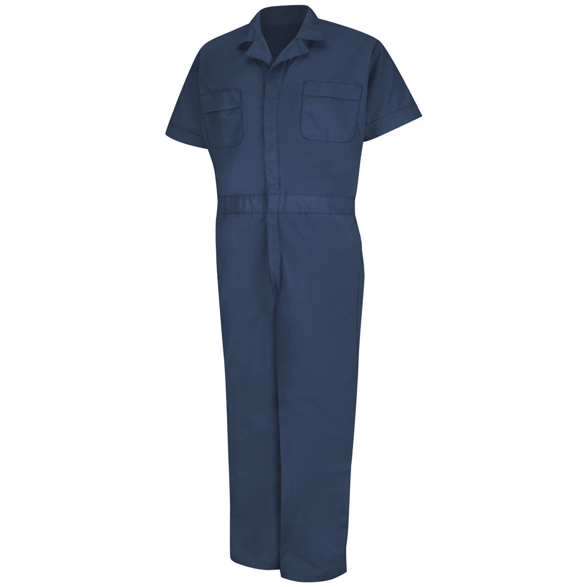 Red Kap® Small/Regular Navy 5 Ounce Coveralls With Zipper Closure