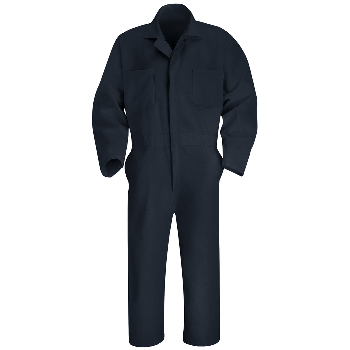 Red Kap® 48"/Regular Navy 7.25 Ounce Coveralls With Zipper Closure