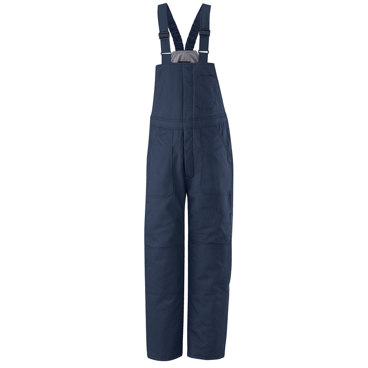 Bulwark® 3X Regular Navy Blue Westex Ultrasoft® Twill/Cotton/Nylon Flame Resistant Bib With Cotton Lining Zipper Front Closure