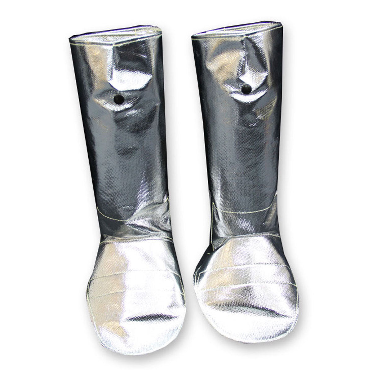 Chicago Protective Apparel 14" Gray Aluminized Para-Aramid Blend Heat Resistant Leggings