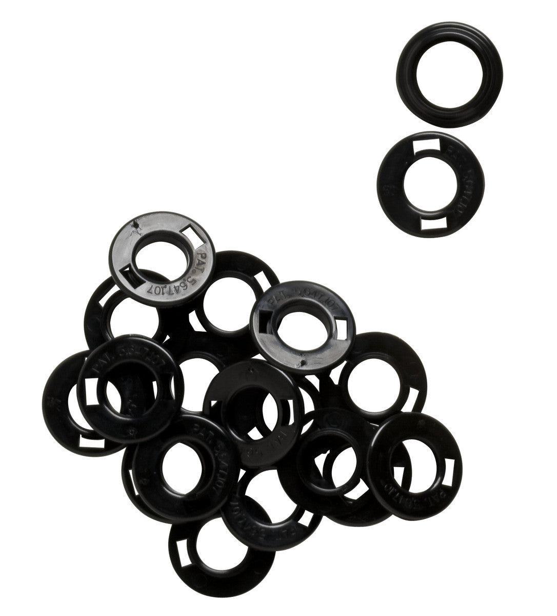 Brady® 10" X 1 7/20" X 7 3/10" Black Grommet (100 Per Pack)