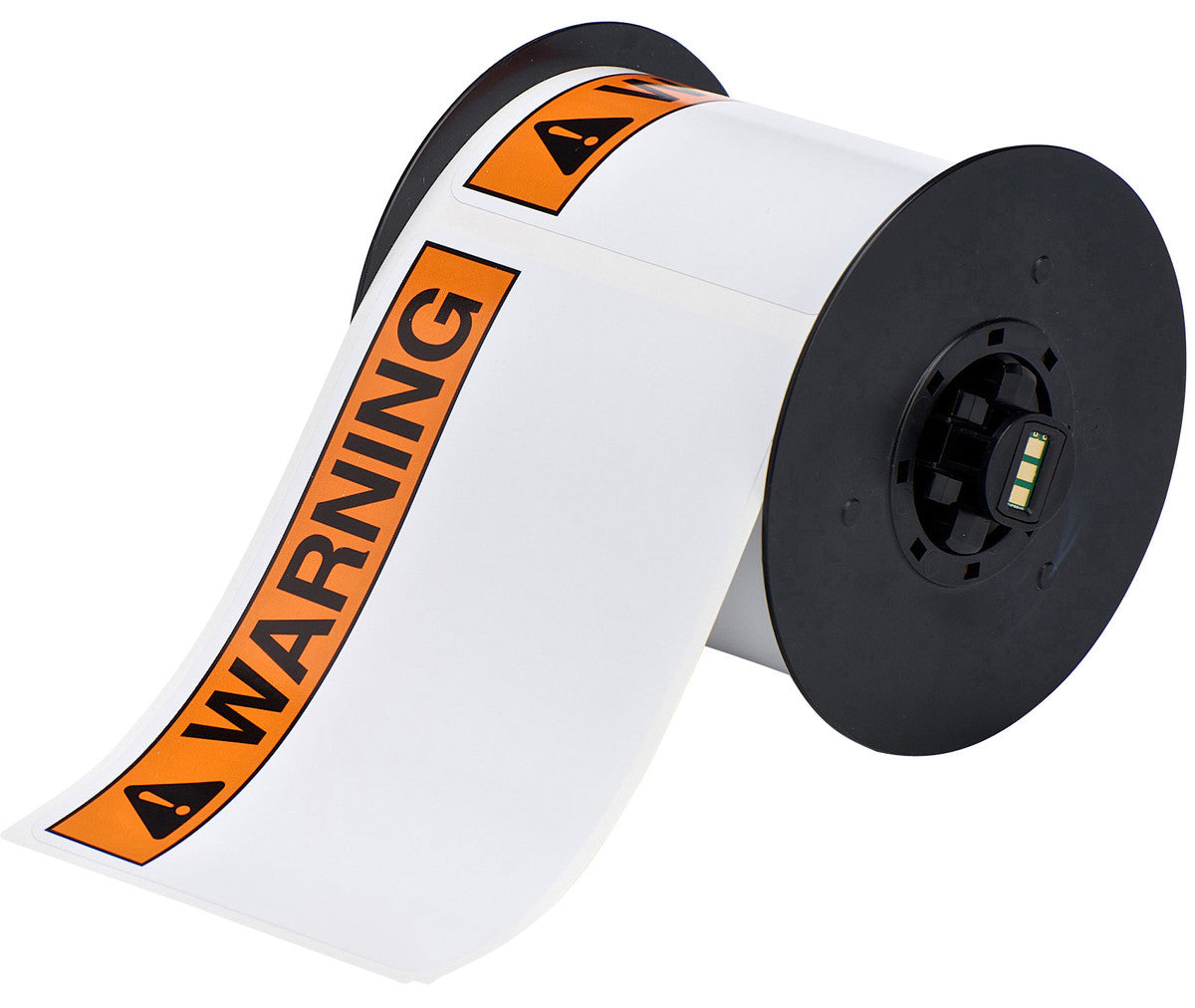 Brady® 2 1/4" X 3" Black/Orange/White B30 Permanent Acrylic Vinyl Label (300 Per Cartridge)