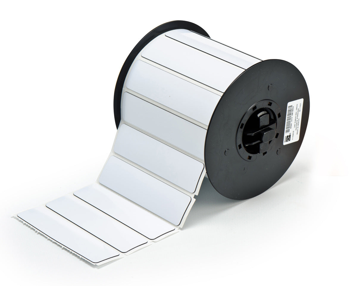 Brady® 1" X 4" White B30 Raised Polyester Label (300 Per Cartridge)