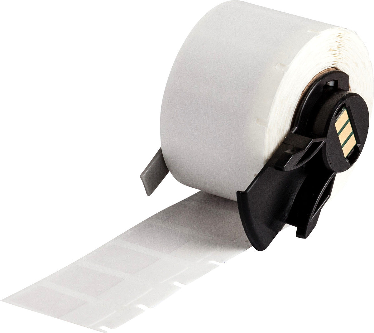 Brady® 1" X 1/2" White/Clear BMP®61 BMP®71 TLS 2200® TLS-PC Link™ Flame-Retardant/Self-Laminating Vinyl Label (500 Per Roll)