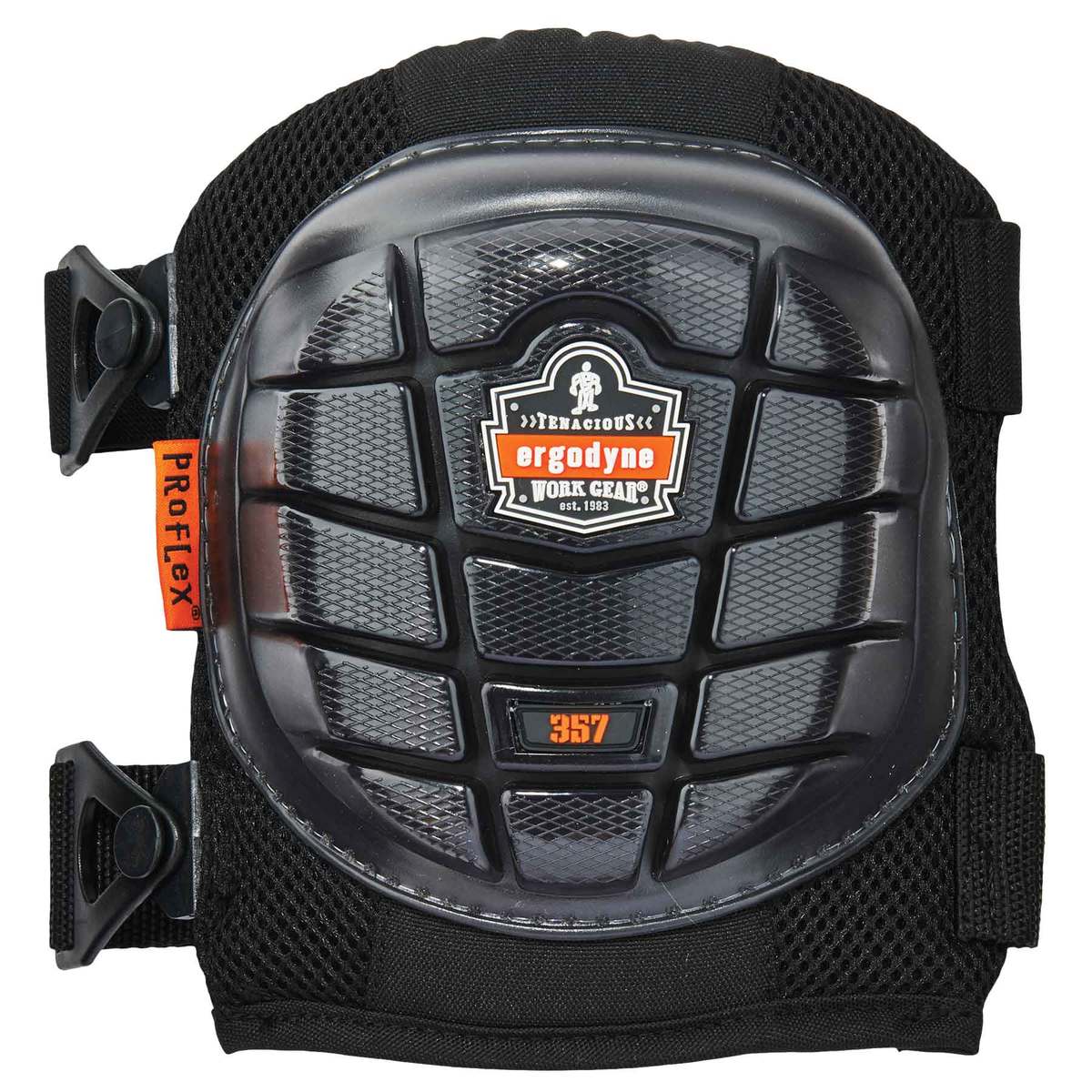 Ergodyne Black ProFlex® 357 TPE/Polyester/Foam/Gel Knee Pad With Gel/Foam Padding