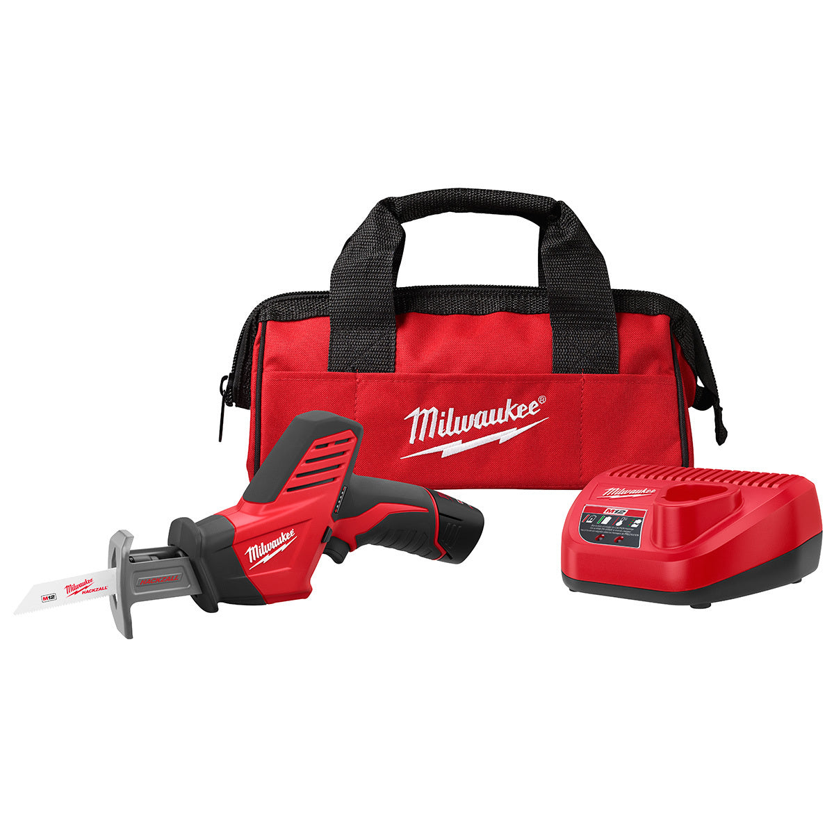 Milwaukee® M12™/HACKZALL® 12 Volt 3000 SPM rpm Cordless Reciprocating Saw Kit