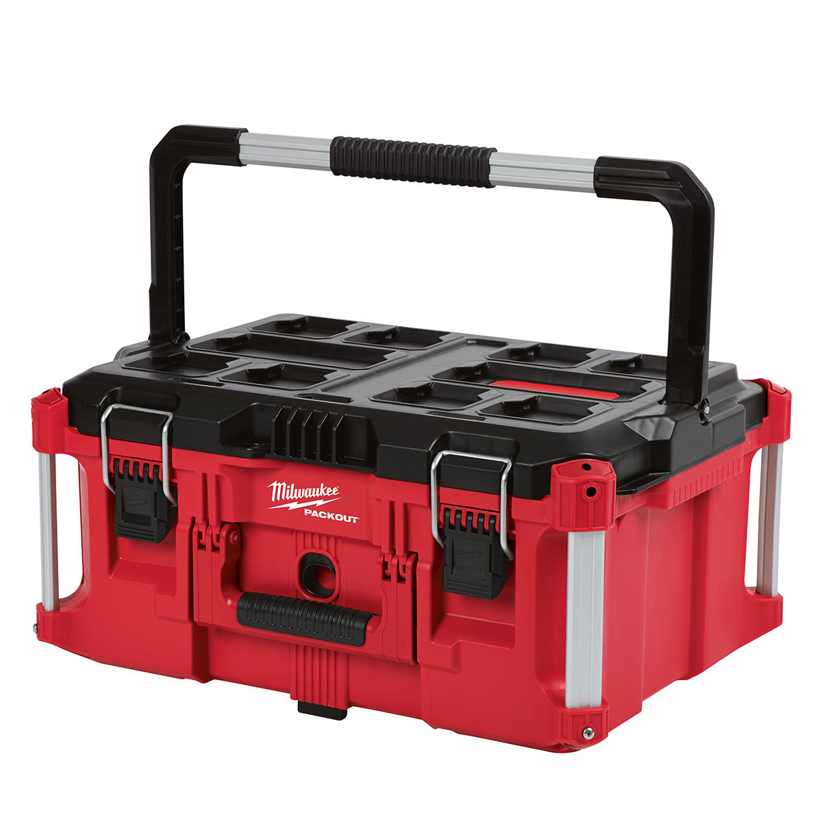 Milwaukee® PACKOUT™ 22 1/10" X 11 3/10" X 16 1/10" Red And Black Polymers Tool Box