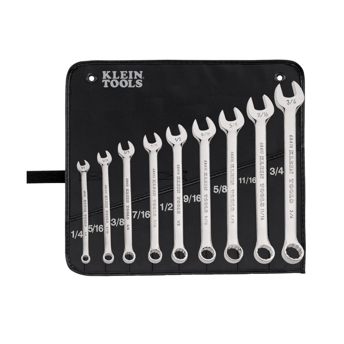 Klein Tools 1/4" - 3/4" Gray Wrench Set