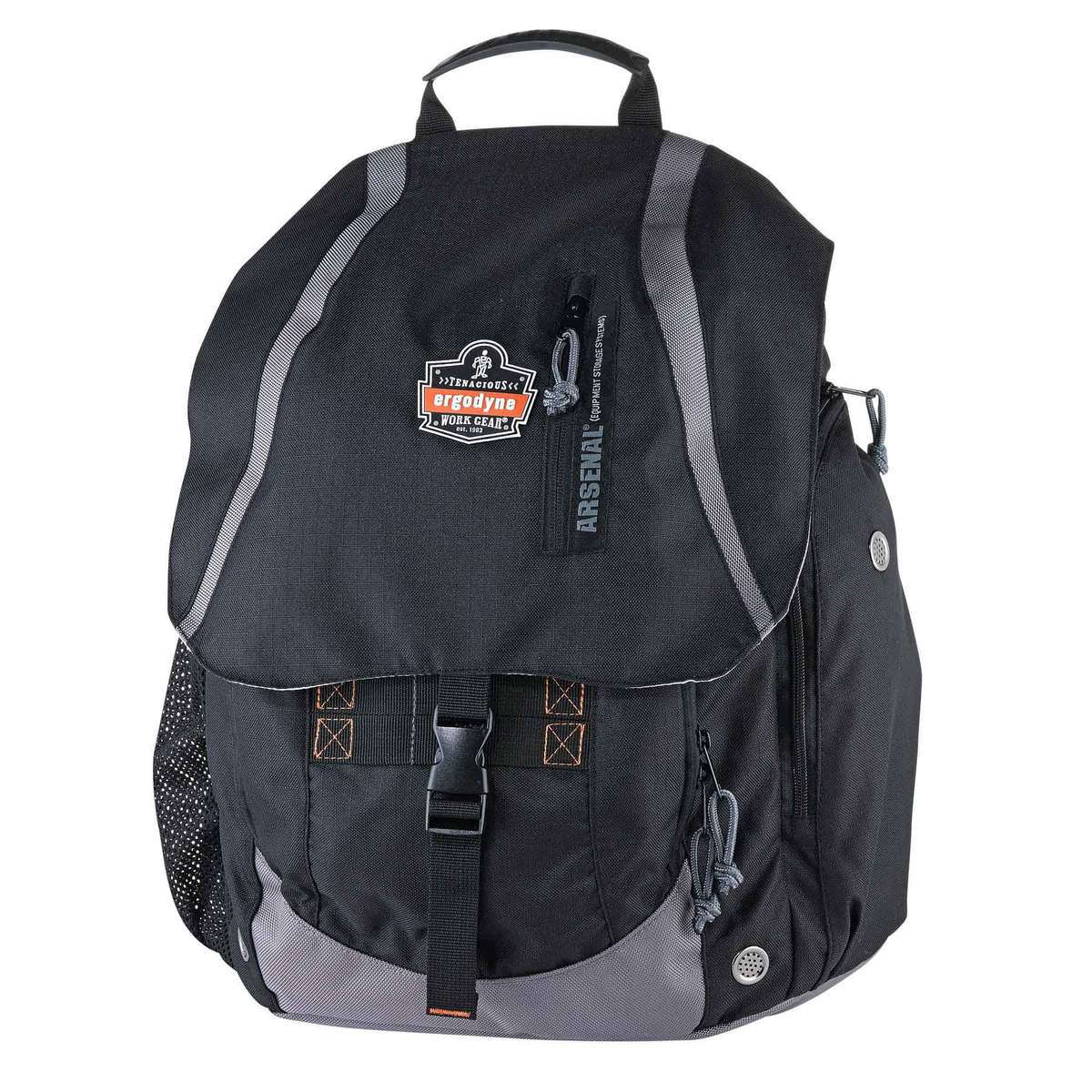 Ergodyne Arsenal® 5143, 3600 cu in Black Polyester Back Pack