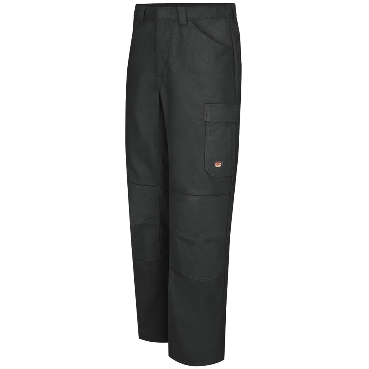 Red Kap® 44" X 34" Black 8 Ounce Polyester/Cotton/Spandex Pants With Button Closure