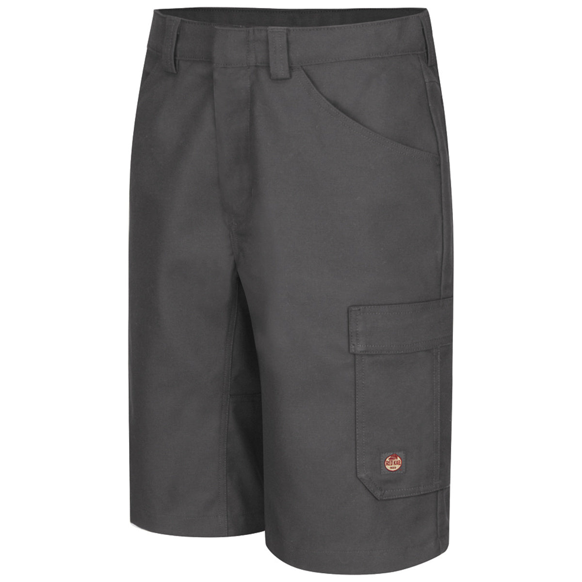 Red Kap® 32" X 13" Charcoal 8 Ounce Polyester/Cotton/Spandex Shorts With Button Closure