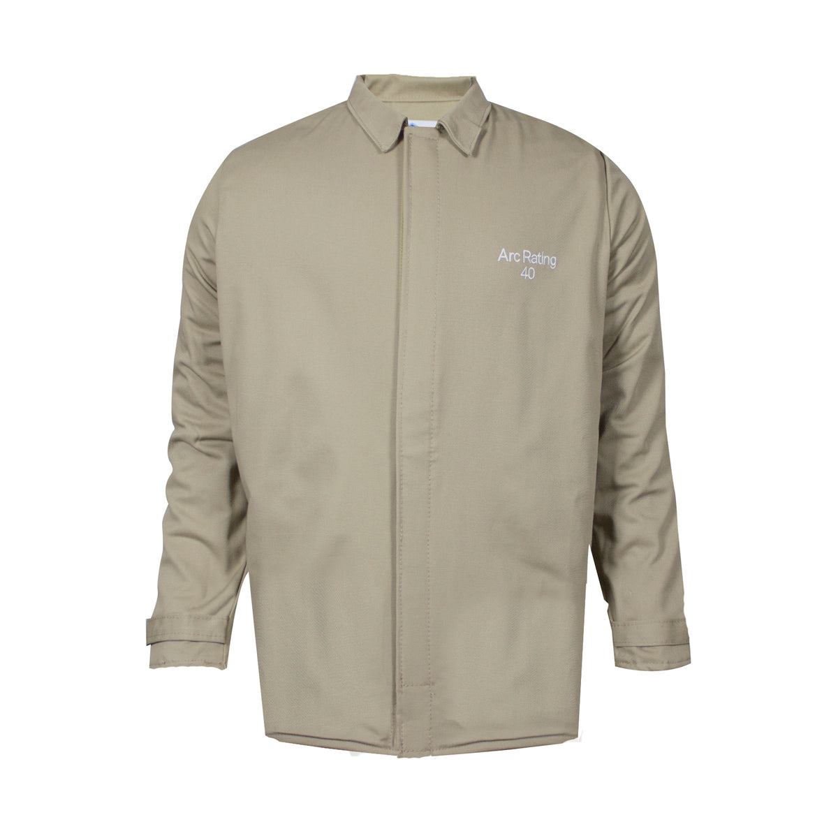 National Safety Apparel X-Large Tan And Brown Cotton/Nylon Flame Resistant Jacket With Hook And Loop Closure