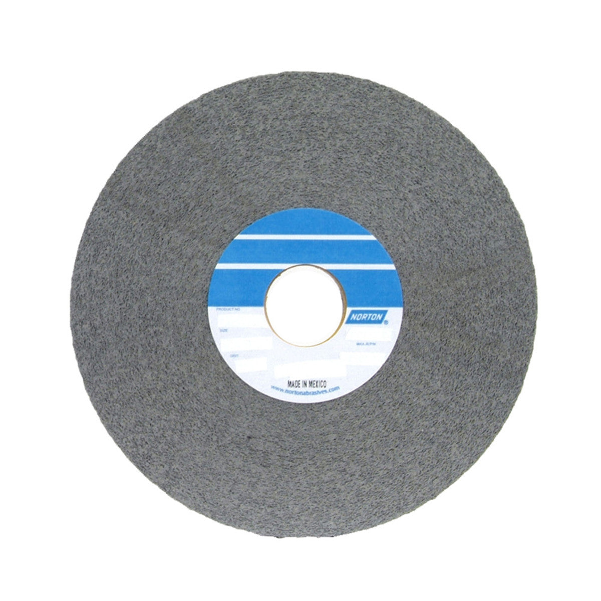 Norton® 6" X 1/2" X 1" 180 - 220 Grit Fine Grade Silicon Carbide Bear-Tex Series 1000 Gray Convolute Wheel