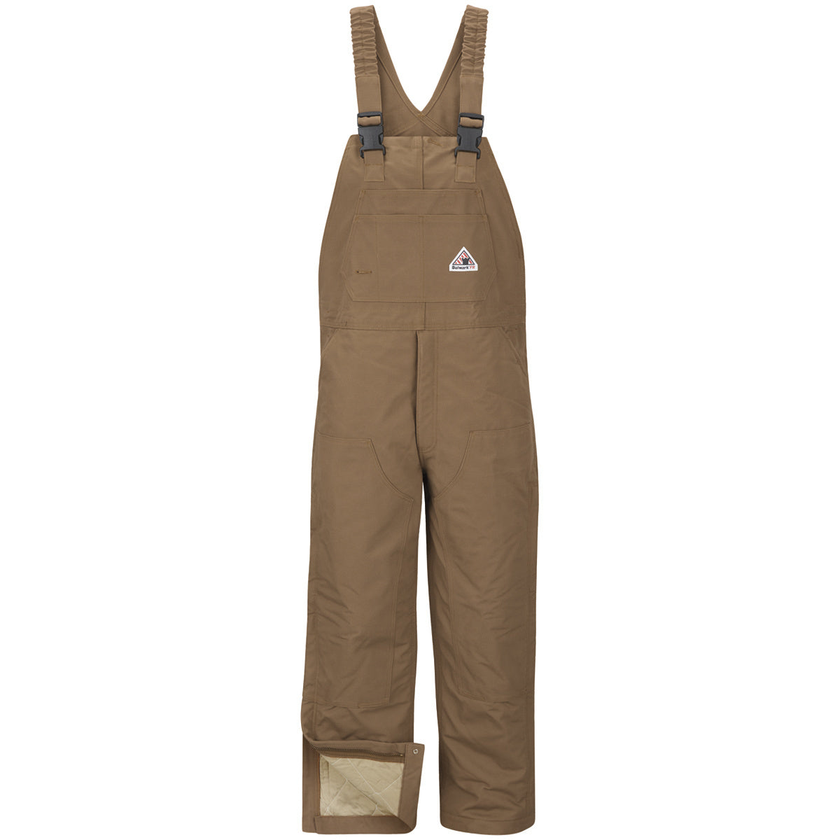 Bulwark® 34" X 30" Brown Cotton Duck Flame Resistant Bib With Modacrylic Lining