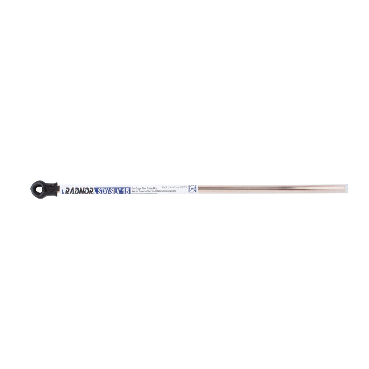 RADNOR™ 0.050" X 1/8" X 20" BCuP-5 Stay-Silv® 15 Flat Brazing Alloy Filler Metal 0.350 lb 8 Pc Tube